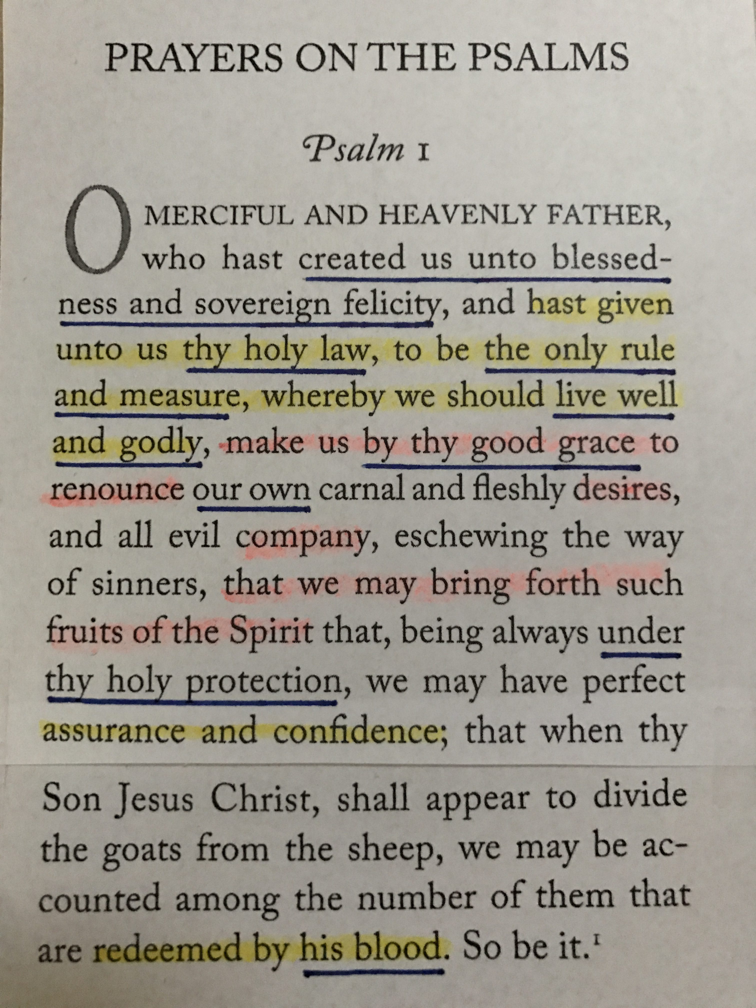 Psalm 1 from Prayers On The Psalms LigonDuncan