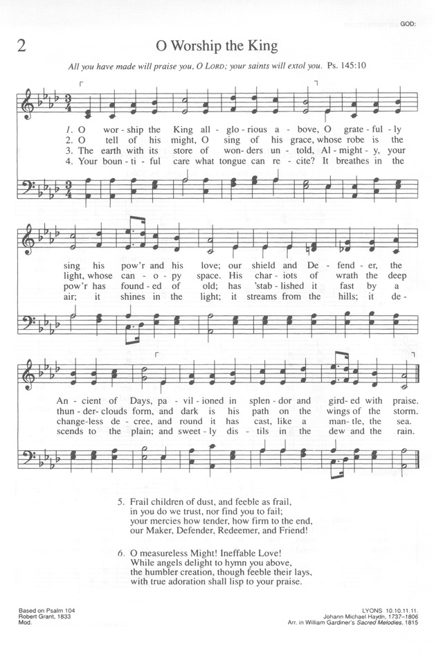 baptist hymnal in christ alone lyrics